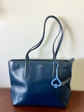 Kate Spade Navy Leather Tote